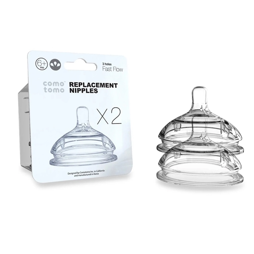🍼 Como Tomo Natural Silicone Nipple Combo (0-3 & 6m+)